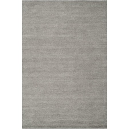 Safavieh 4 ft. x 6 ft. Rectangle- Shag Himalaya Grey Hand Loomed Rug HIM610K-4